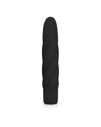 Schwarzer Vibrator aus Silikon